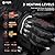 SAVIOR HEAT Heated Gloves for Men Women, Rechargeable Electric Heated Leather Skiing and Snowboarding Gloves