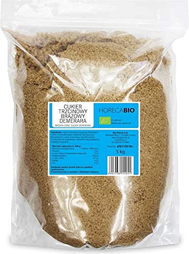 AZÚCAR DE CAÑA MARRÓN DEMERARA BIO 5 kg - HORECA