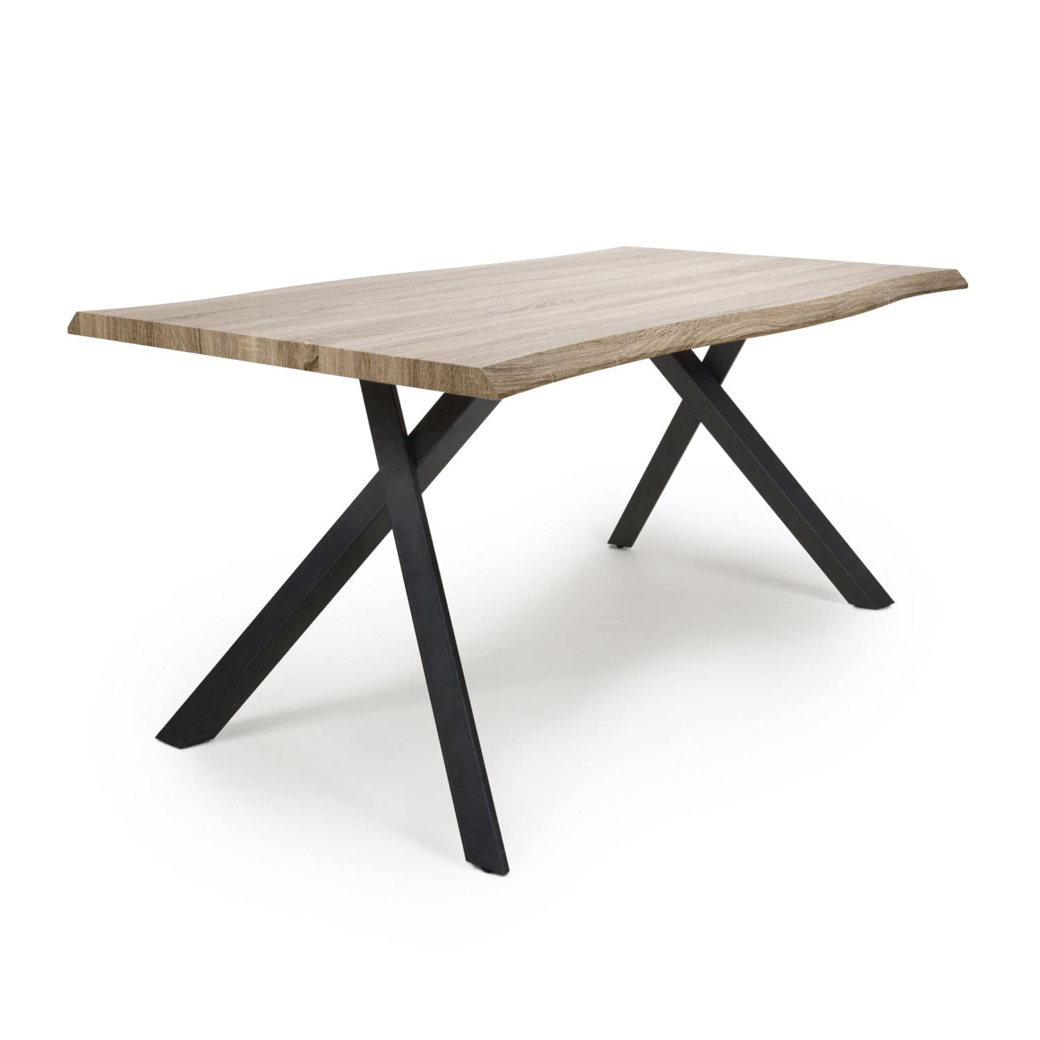 Shankar Narvik 160cm x 90cm Medium Wave Edge Dining Table