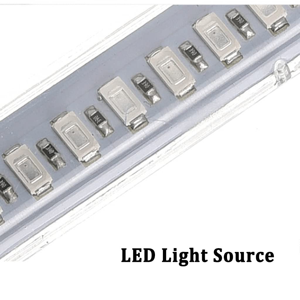 USB-groeilicht voor kamerplanten, 21 leds met volledig spectrum plantenverlichting, verstelbare hals, voor hydrocultuur, succulente teelt (kleur: 8 stuks) (2 stuks