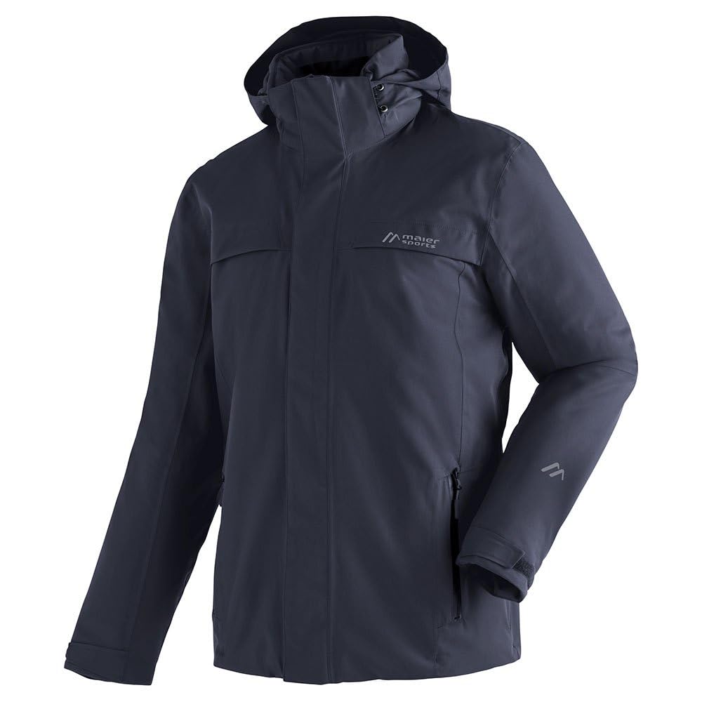 Maier Sports Men's Bleu Hiking Jacket Peyor