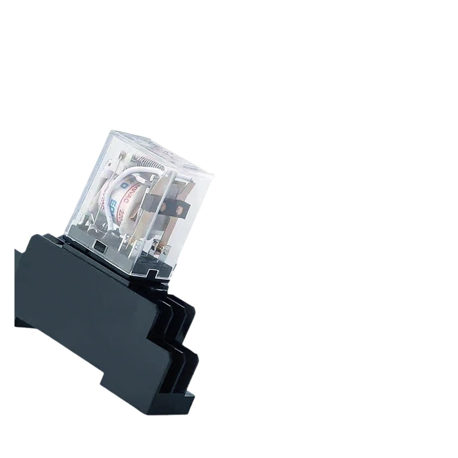 5 uds LY2NJ LY3NJ LY4NJ relé de potencia de carril DIN 12V 24V DC 110V 220V 380V AC con Base de enchufe Control Industrial(LY4NJ,AC 110V)