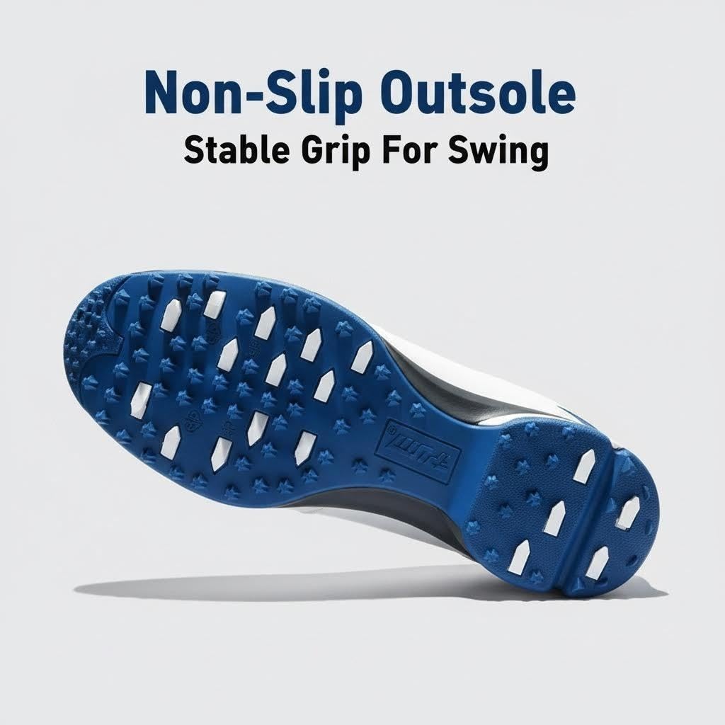 Chaussures de Golf Imperméables Anti-dérapantes avec des Crampons pour Les Hommes