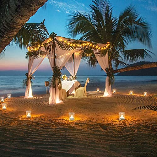 Image of Glass Tea Light Candle Holders for Home Decoration, Party, Wedding, Living Room, Diwali,Chirstamas Decor and Gifting Items (Pack of 16)Transparent