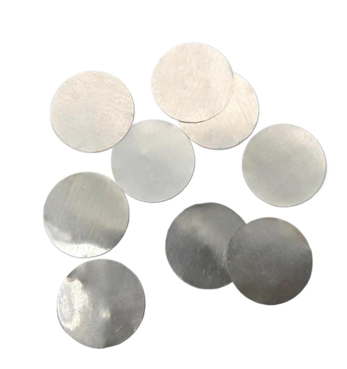 Okrągłe cynkowe dyski z elektrodami ujemnymi(D 32mmx0.1mmx50pcs)