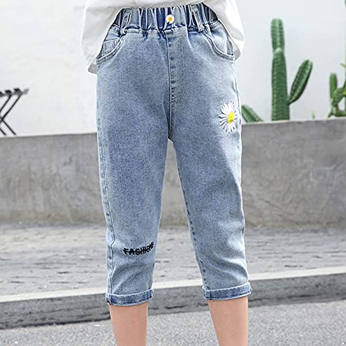 Aislor Pantaloni Lunghi 3/4 in Cotone Bambina