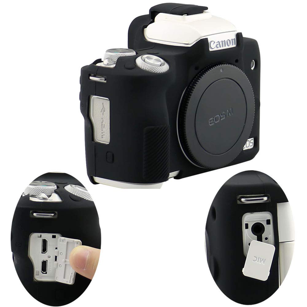 Soft Camera Case EASYCOVER SILICON CASE CANON EOS R50 (BLACK Protective ...