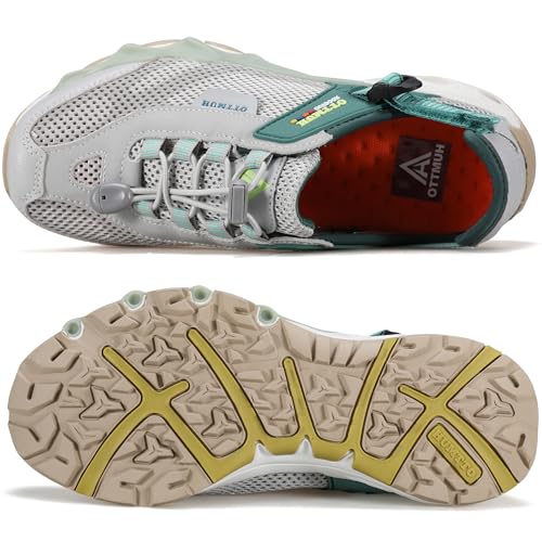 HUMTTO Women's Amphibious Water Shoes - Closed Toe Hiking Sandals Summer Outdoor Water Sandal Non-Slip River Shoes Quick Drying Aqua Shoe4