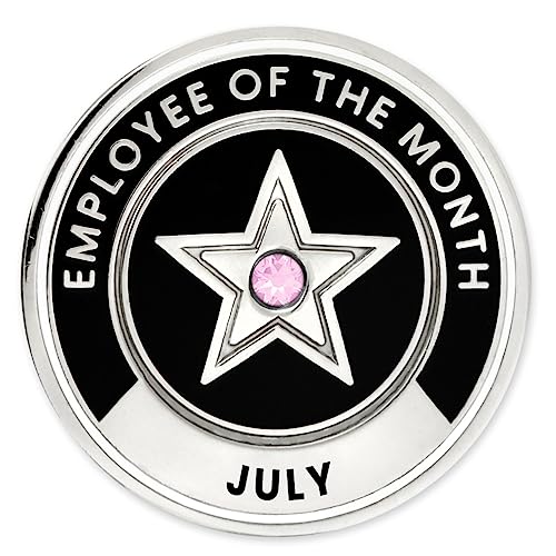 Image of PinMart Employee of the Month Lapel Pin - 1 inch Cloisonne Enamel Pin