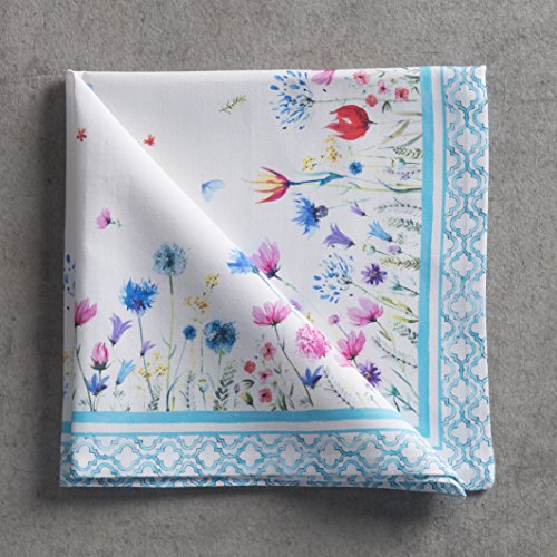 Maison d' Hermine Cloth Napkins Set of 4 100% Cotton Everyday Reusable Square Napkins Cloth Washable Dinner Party Wedding Restaurant Gifts for Mothers Day (Flower In The Field - Image 4
