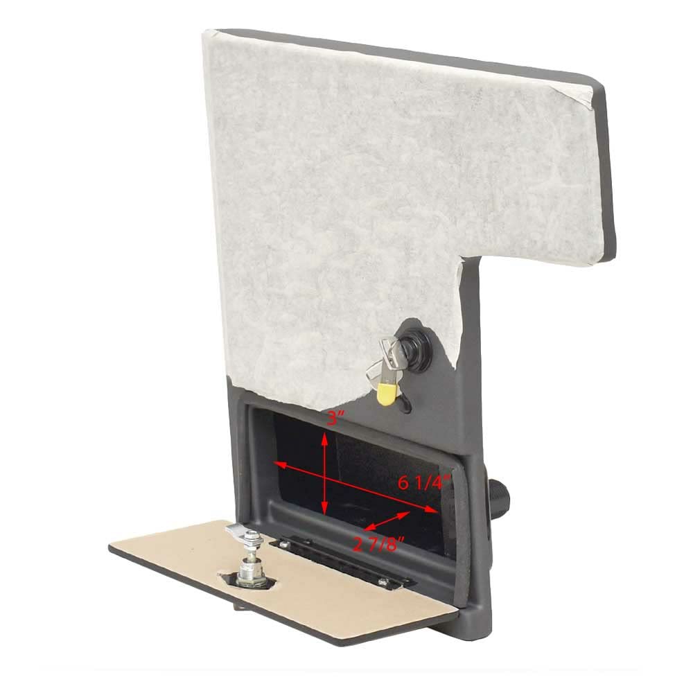 Triton Boat Ignition Panel w/Glove Box | TRXS 2021 Gray Plastic