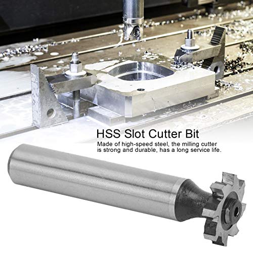 Image of Half Round Keyway Milling Cutter, Hss Straight Shank T Slot Milling Cutter, 3 x 16 x 10mm Key Cutter LiShi Key Cutter Cutter Milling Tool Keyway