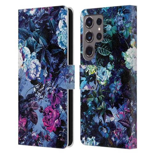Funda de cuero Samsung Galaxy S24 Ultra Head Case Designs Riza Peker Floral