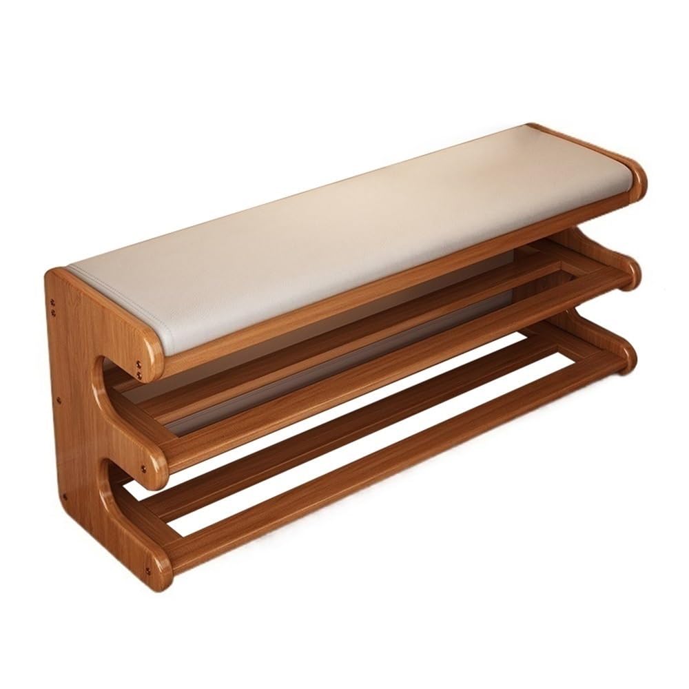 MYUYEE Shoe Bench Entryway- Shoe Changing Bench For Door Entrance, Household Shoe Cabinet, Soft Cushion Integrated Shoe Rack