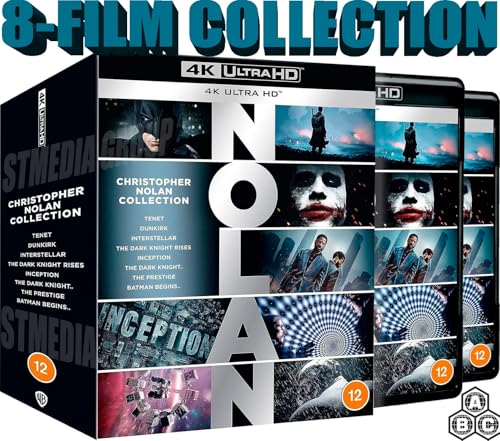Image of Christopher Nolan: 8-Film Collection (Bonus Features Included) [4K UHD + Blu-ray] [Region Free]