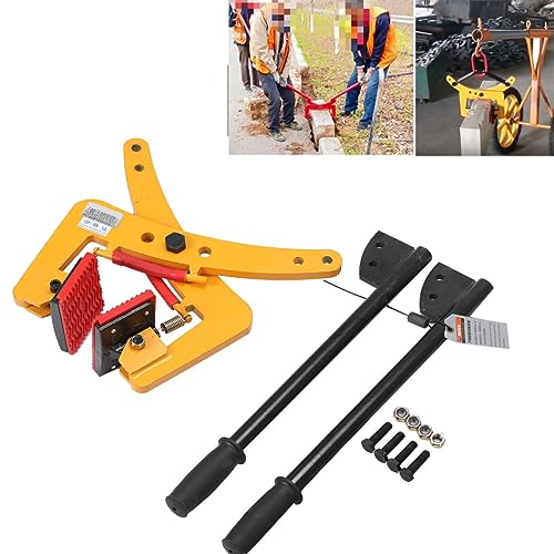 ECUTEE Bordsteinzange 350kg Hebezange Bordstein Steingreifer Versetzzange Bordsteinträger Treppenstufenzange Pflasterzange Steinklemme Zange Werkzeug Einstellbare 4-18 CM