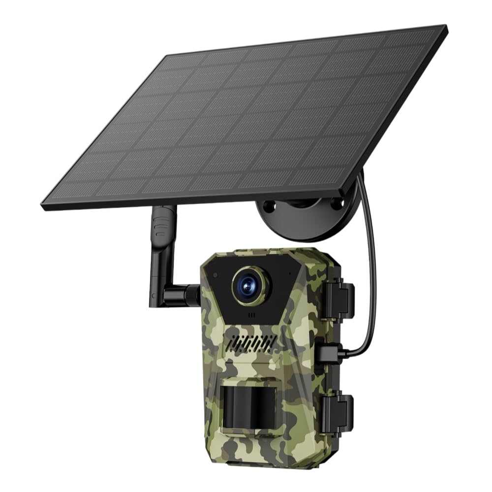MEIION Korons Caméra de Chasse 2MP 4G avec détection de Mouvement et Vision Nocturne
