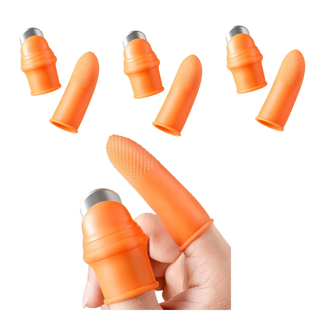 3 Set Fruit and Vegetable Picking Potted Plants Trim Silicone Thumb Knife Set, Picking Portable Knife, Easy Gadgets, Garden Tools