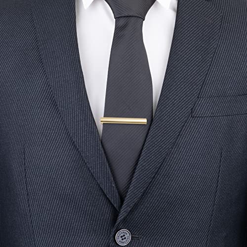 Image of GWD Cufflinks and Tie Clip Set Personalized Cuff Links Business Wedding