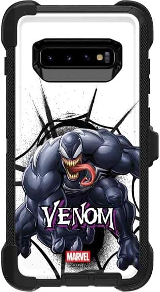 Skinit Decal Phone Skin Compatible with OtterBox Defender Galaxy S10 - Officially Licensed Marvel Venom Reaching Forward Design