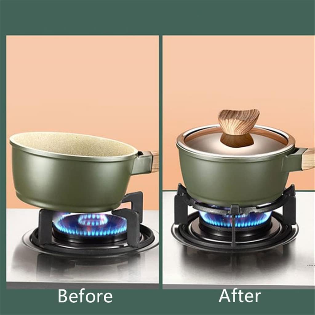 1Pcs Wok Stand Multi Purpose Cast Iron Wok Pan Auxiliary Rack for Gas Stove With Burner Kitchen