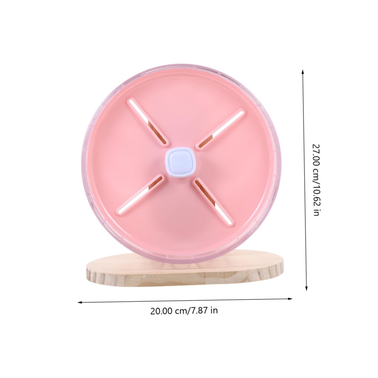 Abaodam Roue Silencieuse pour Hamster Et Chinchilla Accessoire Compact pour Cage Stable Et Décoratif pour Rat Et Hérisson