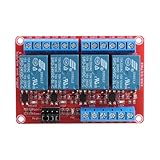 4-Channel 24V Relay Module Board with Optocoupler Isolation, Supports High/Low Level Triggers for Arduino Projects - Reliable Expansion Shield