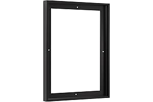 30x40 Canvas Wall Art Frame - Floater Style with Black Finish