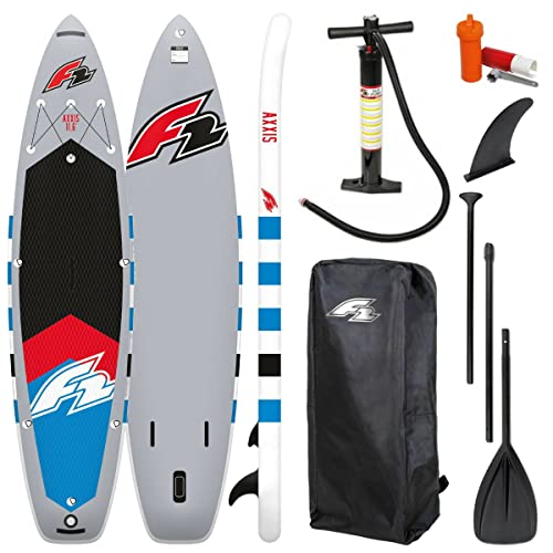 WASSERSPORT EUROPA F2 AXXIS 11,6" SUP Board Stand Up Paddle Surf-Board Alu Paddel iSUP 354x84cm Cover