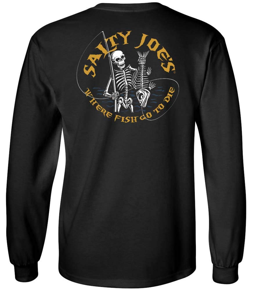 SALTY JOESMen's Graphic Long Sleeve Cotton Tees in Regular, Big & Tall