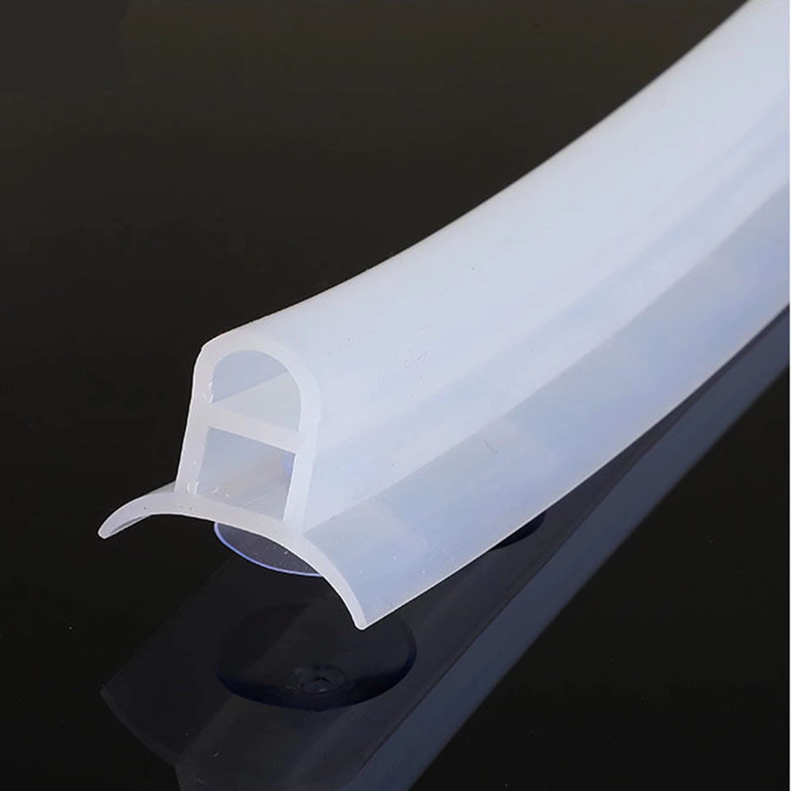 Bande de bouchon d'eau avec ventouse pour salle de bain, douche, barrière anti-inondation, pliable, étanche, 140 cm