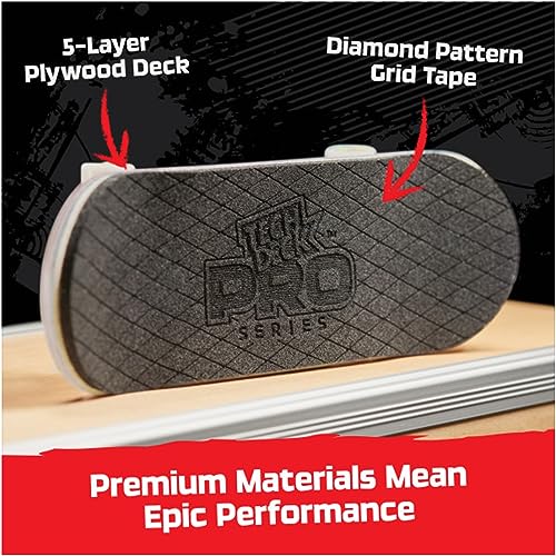 TECH DECK, Primitive Pro Series Finger Board with Storage Display, Built for Pros; Authentic Mini Skateboards, Kids Toys for Ages 6 and up