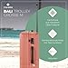 Travelite 4-Rad Hartschalenkoffer mittelgroß 65 Liter, Gepäck Serie Bali: ABS Hartschalen Trolley mit TSA Kombinationsschloss, 67 cm