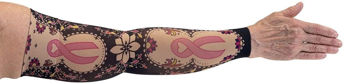 Lymphedivas Arm Sleeve 20-30mmHg Long with Diva Diamond Band