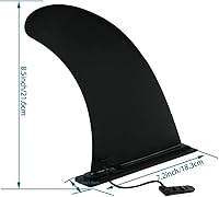 Vista 2 de Surf & SUP Aleta central desmontable para longboard, tabla de surf y paddleboard reemplazo de aleta rápida