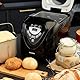 Wintem Brotbackmaschine 600 W mit 15 Programmen Schwarz und Silber – Antihaftbeschichtung und LCD-Display – bereitet Weißbrot, Vollkornbrot, Glutenfrei, Brioche und Gebäck zu, Kapazität 907,2 g