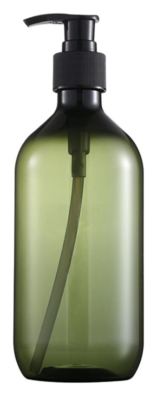 WDSOPK Bathroom accessories Soap Dispenser 500ml Refillable Empty Bottle Press Pump Shampoo Lotion Soap Liquid Dispenser Plastic Container Home & Kitchen (Green)