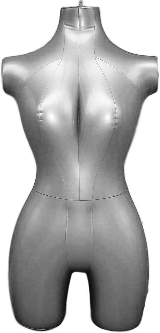 New Female 3/4 Form Inflatable Mannequin Torso Dummy Model Fashion Dress Display