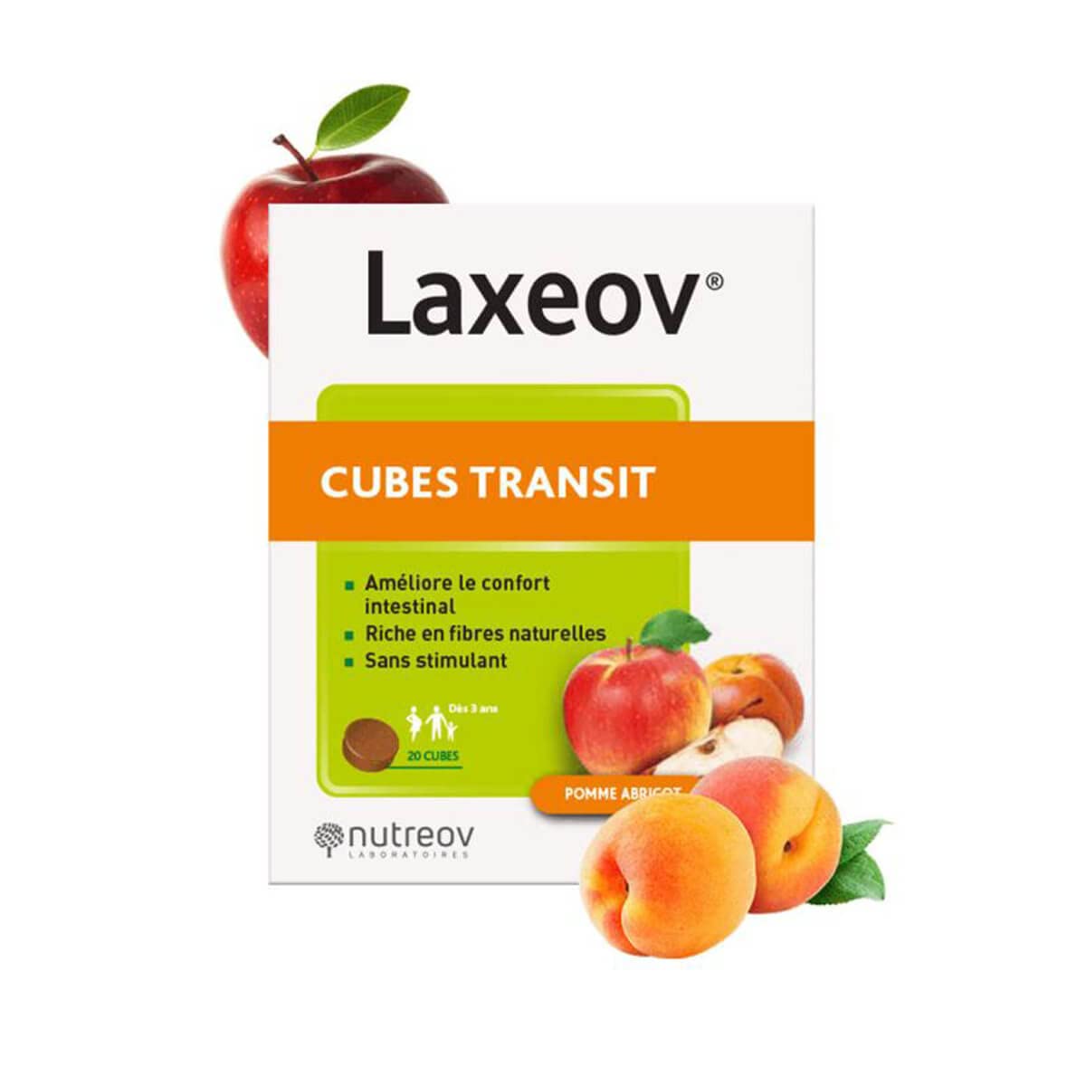 Nutreov Laxeov Apple Apricot 20 Cubes