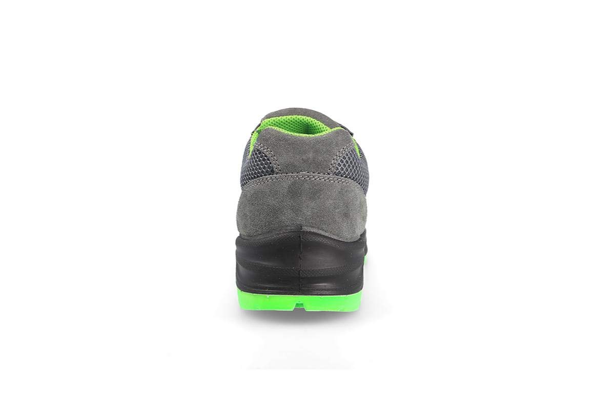 Paredes Zapato Seguridad Carbono Plus, Color Gris y Verde - Talla 47 EU
