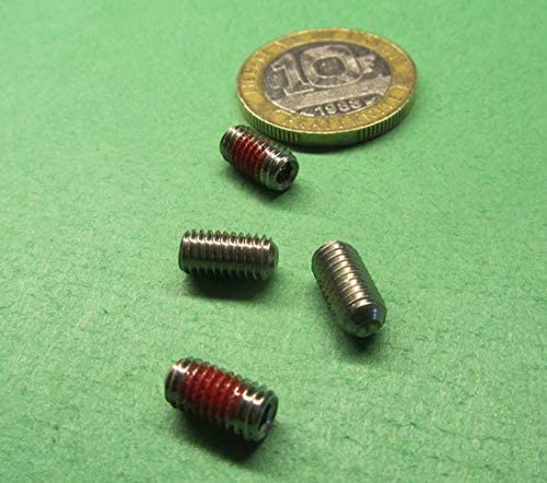 18-8 Stainless Steel Thread Locking Cup Point Set Screws 10-32 x .375