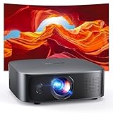 [2025 Upgrade] 4K Short Throw Projector, 1200 ANSI, Smart TV OS Compatible with Netflix/Prime Video, TOF Auto Focus, Dolby Audio, KOGATA Portable Outdoor Movie Projector for Home Cinema