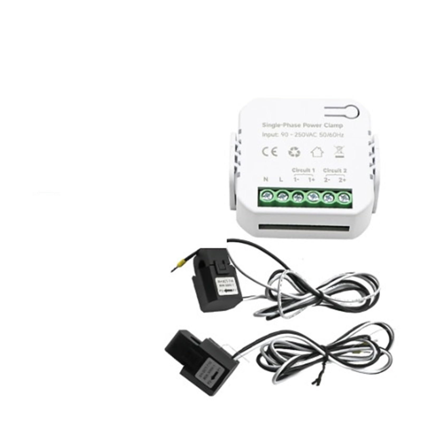 Interruttore Automatico, Contatore di energia Wi-Fi bilaterale bidirezionale intelligente Tuya App 80-300A con morsetto CT KWh Monitor consumo di energia elettrica Contatore Di Energia Multifunzionale