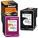 Price comparison product image ATOPolyjet 302 Ink Cartridges Combo Pack for HP 302XL for Envy 4527 4520 4524 4523 OfficeJet 3832 4650 3831 3835 5230 3830 DeskJet 3630 3637 2130 3634 3636 3632 2132 Printer (Black Colour, 2-Pack)