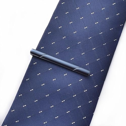 Image of Yoursfs Classic Slash Tie Clips for Men Regular Tie Bar Stainless Steel Tie Clip for Formal Occasions Wedding Anniversary Business
