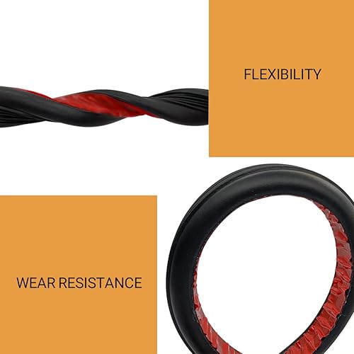 Miniatura 4 de PACIXU Tira de sello de goma de espuma en forma de D, junta autoadhesiva de goma EPDM de 1 pulgada para automóviles, barcos, sello deslizante de RV,