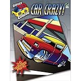 Dover Publications-Car Crazy Coloring Book 3D (Dover 3-D Coloring Book)