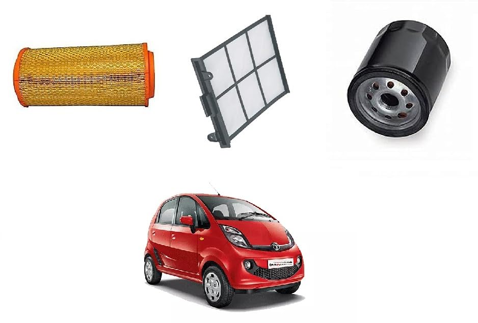 AutoClean Air Filter + Oil Filter + Cabin Filter Service Kit For Nano (Combo of 3 Piece)-image-19