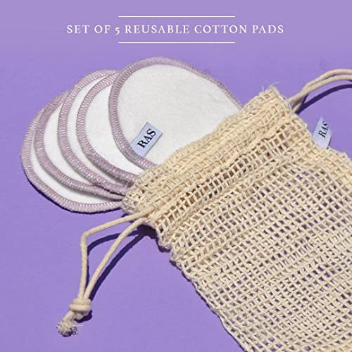 Image of RAS Luxury Oils Reusable Bamboo Cotton Facial Pads