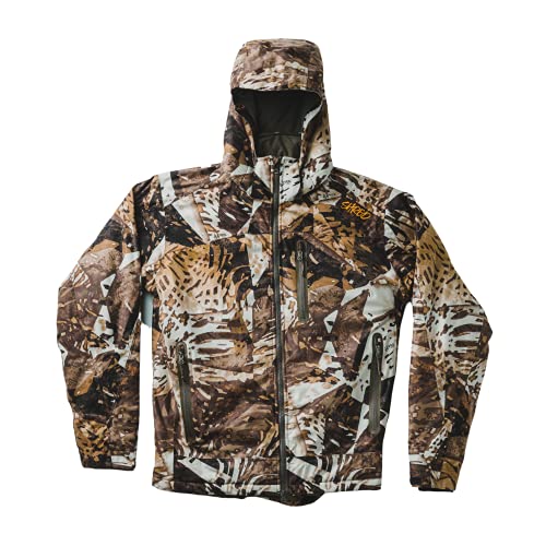 VEIL CAMO Men’s Insulated Chaos Parka – 140g Insulation, Noise Reduction Face Fabric, Storage Pockets, Waterproof